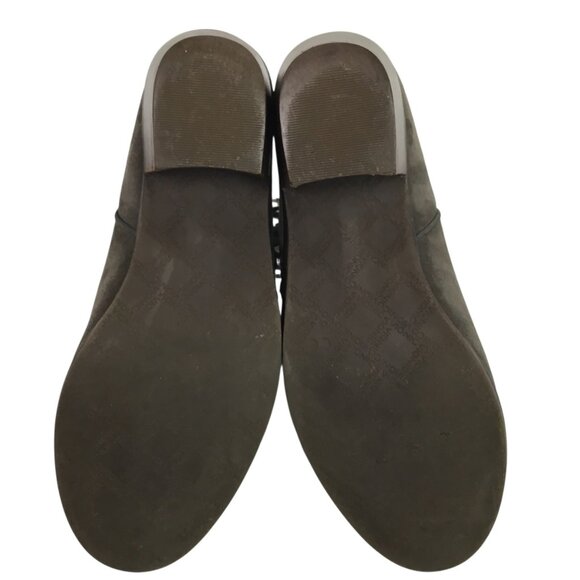 Vionic Serena Womens 7 Suede Ankle Booties Gray Side Zipper - Picture 10 of 13